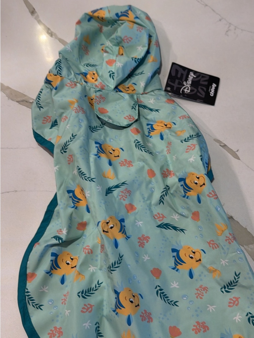 Disney Chewy Flounder Pet Raincoat